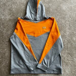 Under Armour Gray and Orange Hoodie